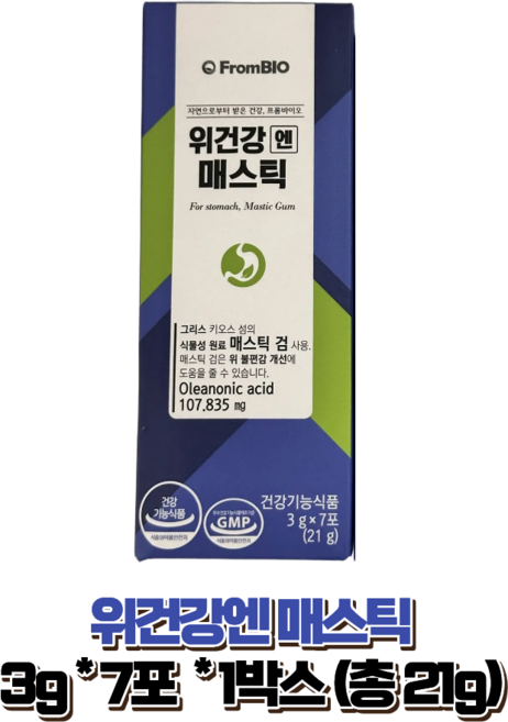 프롬바이오 위건강엔 매스틱 7포, 1개