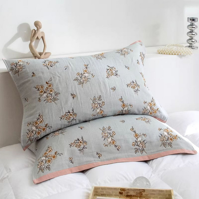 宣妮家居 純棉枕巾 浪漫復古茶藝