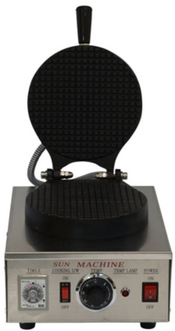 태양산업 콘와플기계 와플원형 1구 CPC-250S 아이스크림와플 (콘와플 성형기 포함)