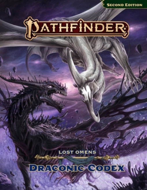 (영문도서)Pathfinder Lost Omens Draconic Codex Hardcover, Paizo, Inc., English, 9781640787490