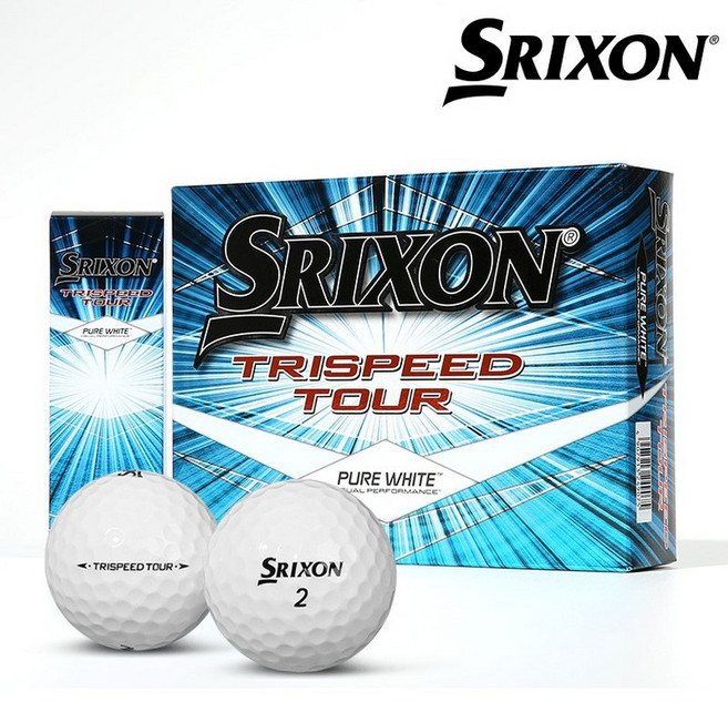 스릭슨 [던롭코리아정품] TRISPEED TUR 투어 골프공_3피스, 화이트