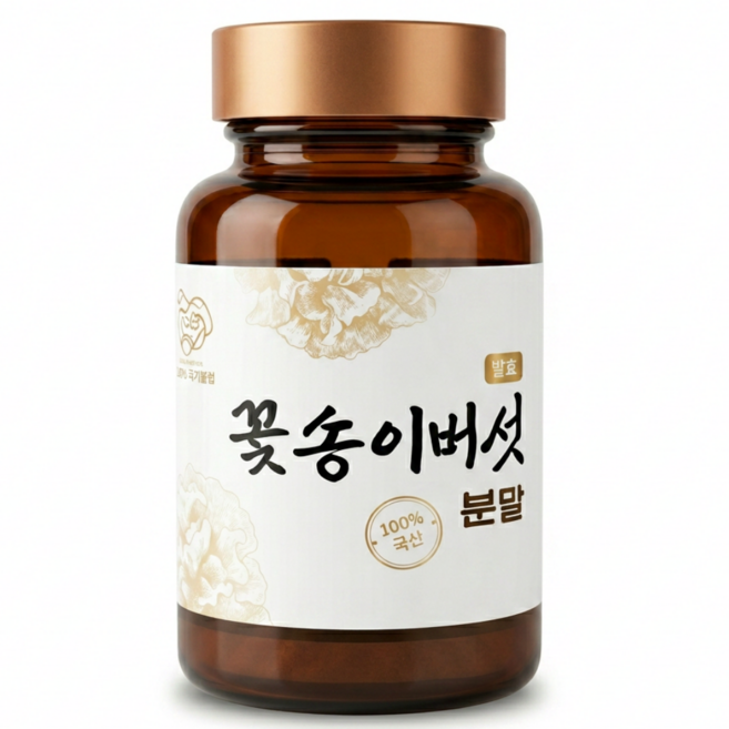 함량 100% 순수 버섯분말 면역버섯 파우더, 꽃송이버섯 분말 100g, 100g, 1개