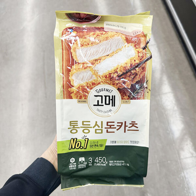 CJ 고메 바삭튀겨낸 돈카츠 통등심 450gX2개, 450g, 1개