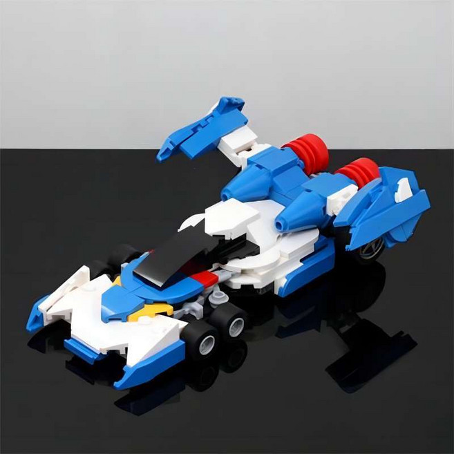 사이버 포뮬러 아스라다 레이싱카 레고 호환 조립 빌딩 블록, 1개