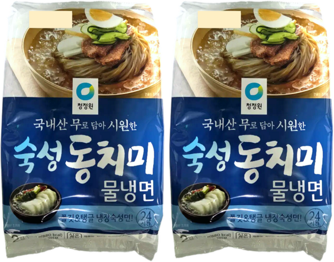 청정원 숙성 동치미 물냉면, 1.82kg, 1세트