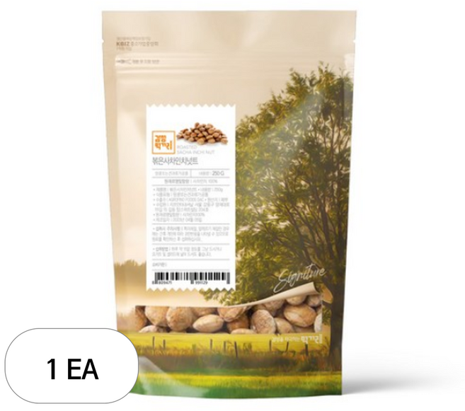 감성먹거리 볶은 사차인치 너트, 250g, 1개