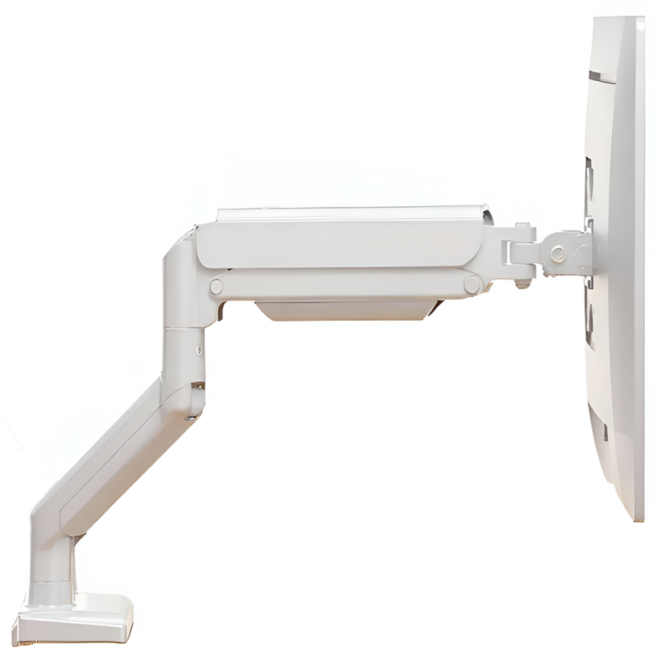 에임엑스 벡터 싱글 모니터암, 1개, 화이트