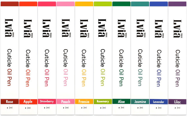 엘비아 큐티클 오일펜 10종 세트, 1개, 3ml