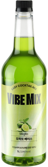 흥국에프엔비 VIBEMIX 모히또 베이스, 1L, 1개