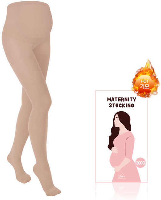 더 편한 임부용 300D 기모 타이츠 1매