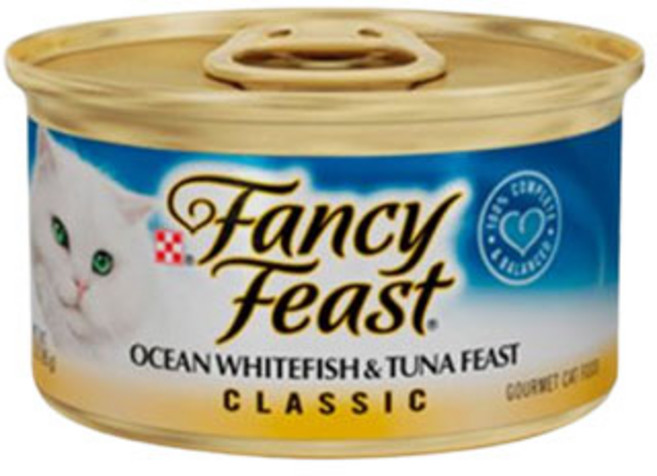 팬시피스트 화이트라벨 참치와 흰살생선 주식캔, 85g, 20개