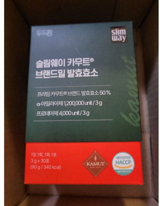 고현정 다이어트 슬림웨이 NEW 카무트 브랜드밀 발효효소 30포 1개 596042, 고현정 다이어트 슬림웨이 NEW 카무트 브랜드밀 발효효