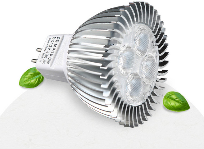 LED MR16 할로겐 램프 전구 핀타입 4W 7W 매입등기구 컨버터, A.LED MR16 램프 4W, A-1.주광색(하얀빛) 5700K, 1개
