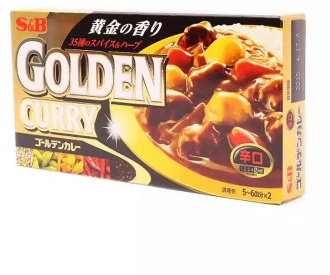 에스비) 골든카레 매운맛 198g(1개입) 26.09.01/간단한/음식/맛있는/진한/즉석/카레/강황/커리/간편한/요리, 198g, 1개