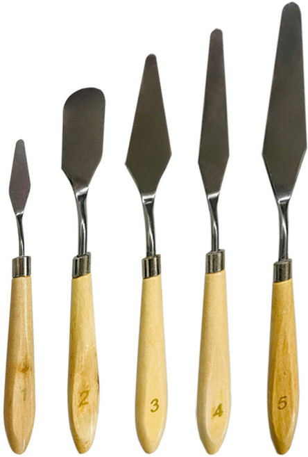 아클라 프리미엄 페인팅 나이프 유화 아크릴 미술도구 5종, 2호