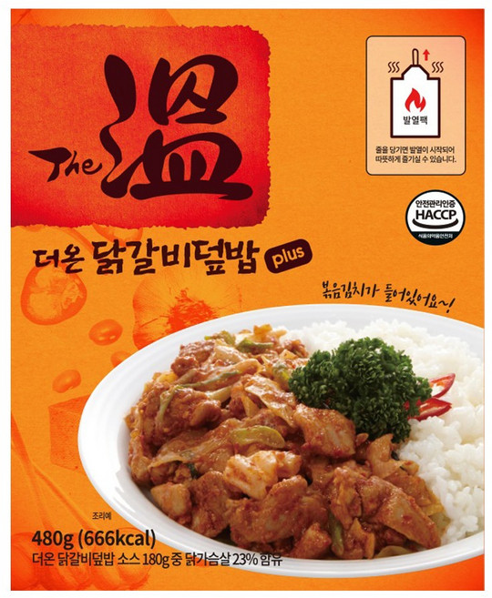 더온 닭갈비덮밥 플러스, 1개, 480g