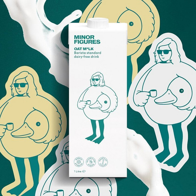 Minor Figures 小人物 咖啡大師燕麥奶, 1個, 小人物咖啡大師燕麥奶1000ml,單罐入
