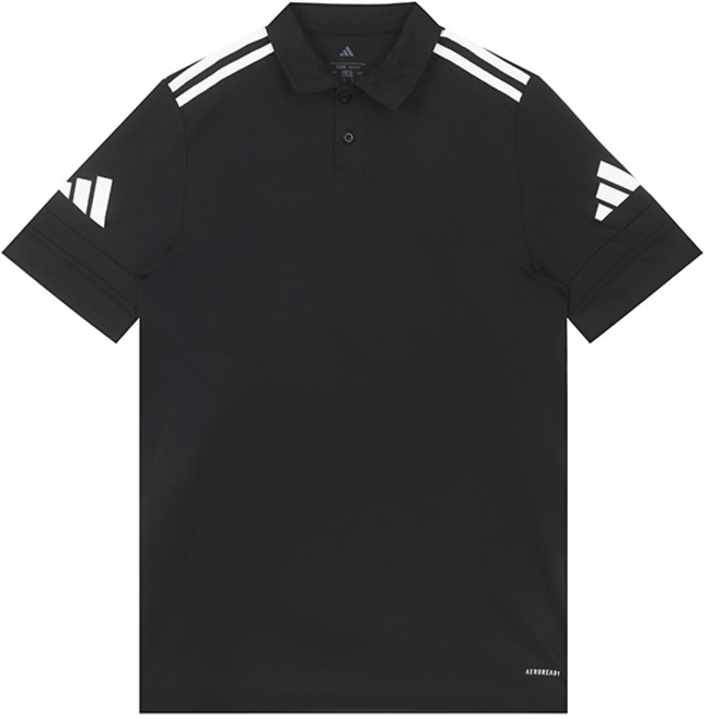 아디다스 스쿼드라 25 삼선 코튼 폴로 반팔 저지 카라 티셔츠