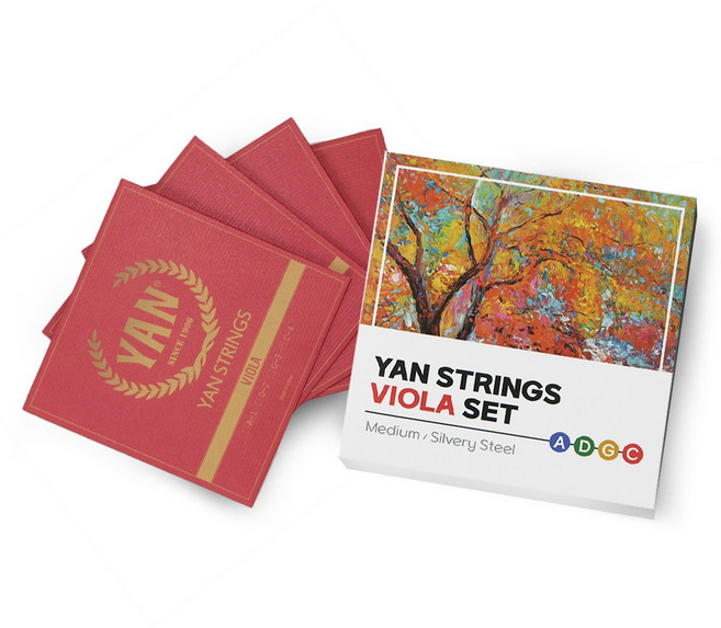 얀 비올라줄 세트 최고의 품질과 저렴한 가격 두가지를 잡은 최강 가성비 입문용 비올라 줄, 1개