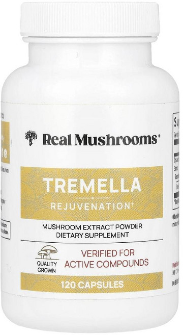 리얼머쉬룸 흰목이버섯추출물 흰목이버섯 Tremella rejuvenation 캡슐 120정, 1개