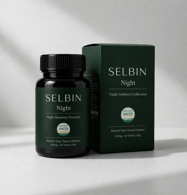 셀빈 SELBIN 나이트 테아닌 마그네슘 밸런스 나이트 루틴 건강식품 60캡슐, 1개, 60회분 - 쿠팡
