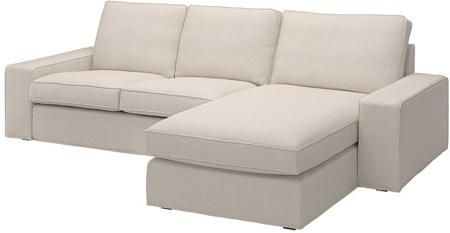 이케아 쉬비크 3인용 카우치소파, 트레순드 라이트베이지, 트레순드 라이트베이지