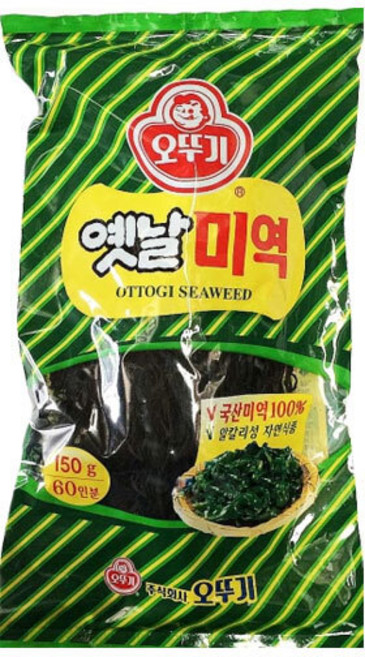 오뚜기 옛날 미역, 250g, 4개