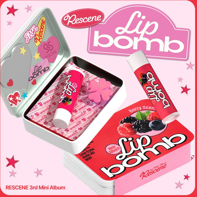 리센느 (RESCENE) / lip bomb 미니앨범 3집 (QR)(lip balm ver)(L200003486)