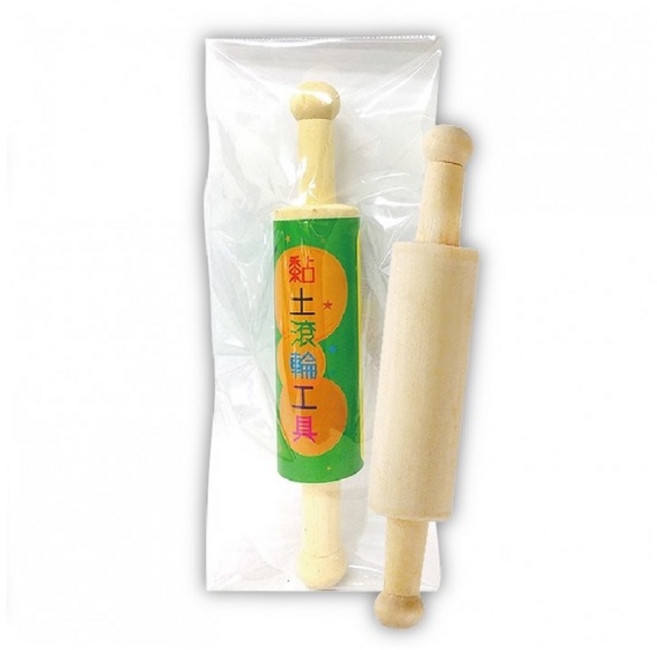 星星文具 Yu-Hua 禹華 黏土滾輪工具 G-102, 1個, 木色