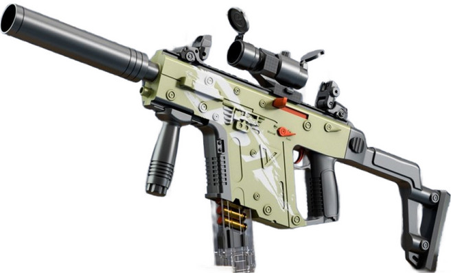 短劍拋殼軟彈槍 維克托短劍 軟彈發射器, 1個, 【沙色】DR039C短劍軟彈槍, 沙色