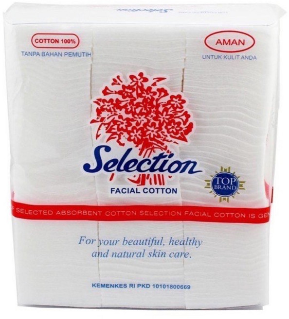 SELECTION 100% 面部化妝棉, 1個
