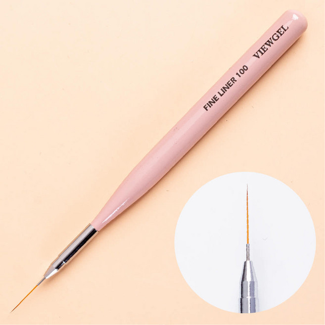 뷰젤 파인 라이너 100호 세필 네일브러쉬, 1개
