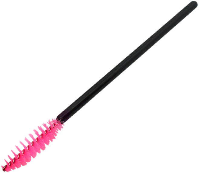 100p 속눈썹 마스카라 솔 브러쉬 연장 로즈핑크 래쉬펌, 100개, Rose pink