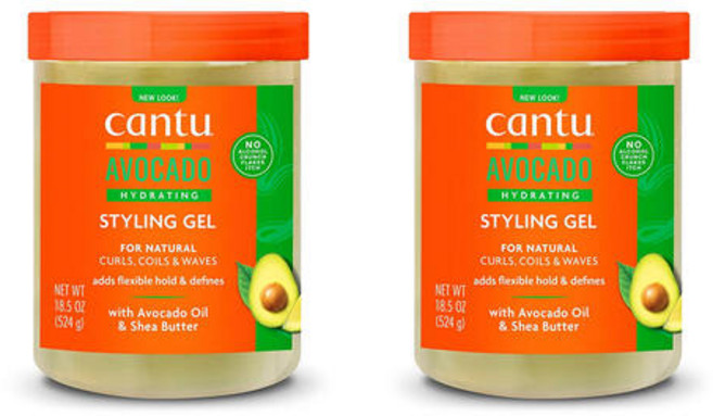 칸투 아보카도 파라벤 프리 하이드레이팅 스타일링 젤 524g 2개