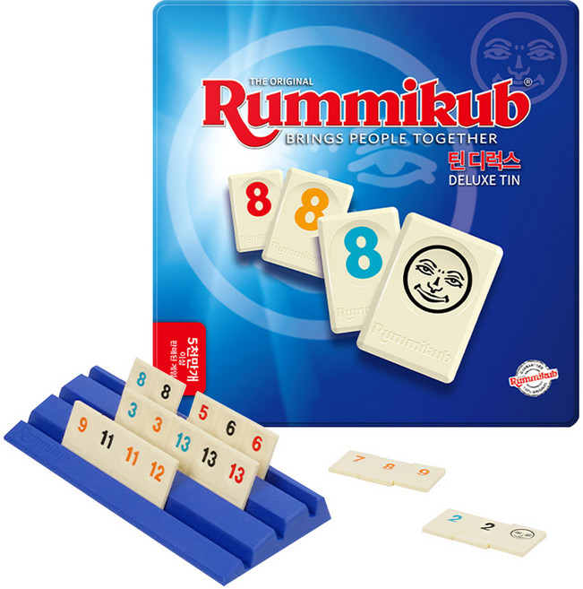 코리아보드게임즈 보드게임 루미큐브 틴 디럭스 {~381740}, 단품, 1개