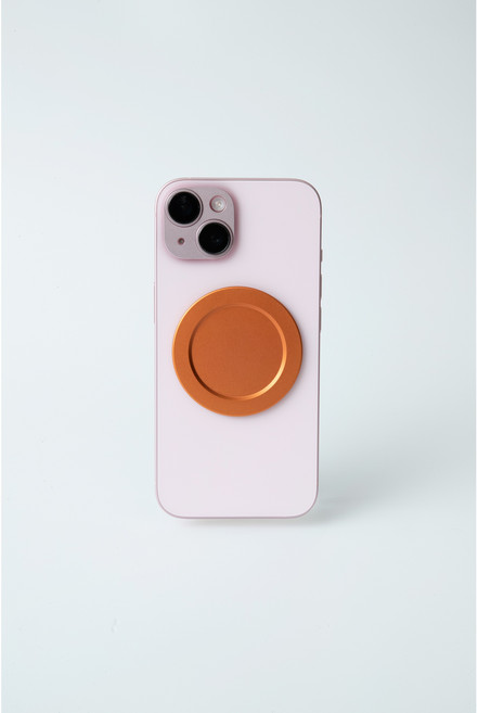 특허 맥세이프 탈부착 디스크 철판, 1개, 주황