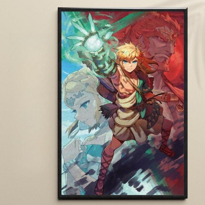 젤다의전설퍼즐1000피스 조각 직소 장난감 창의성, 15ZD