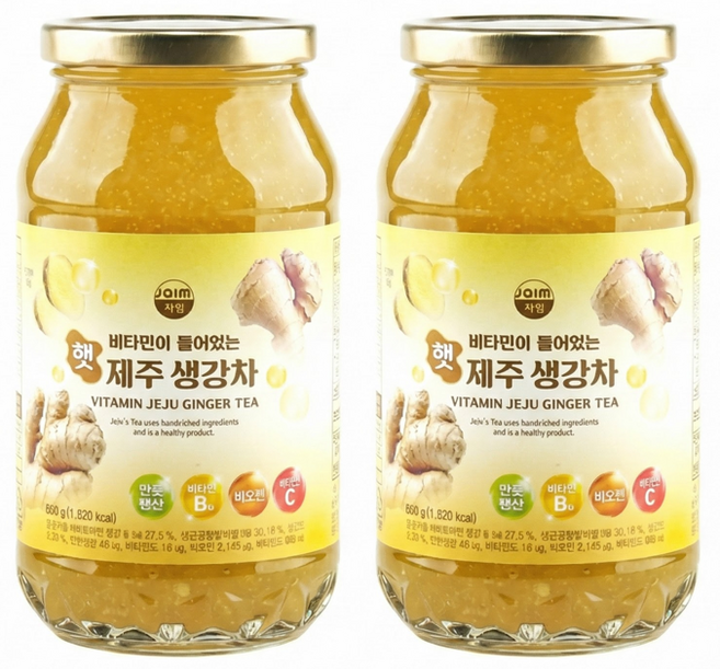 자임 비타민들어있는 햇 제주 생강차, 2개, 1개입, 800g