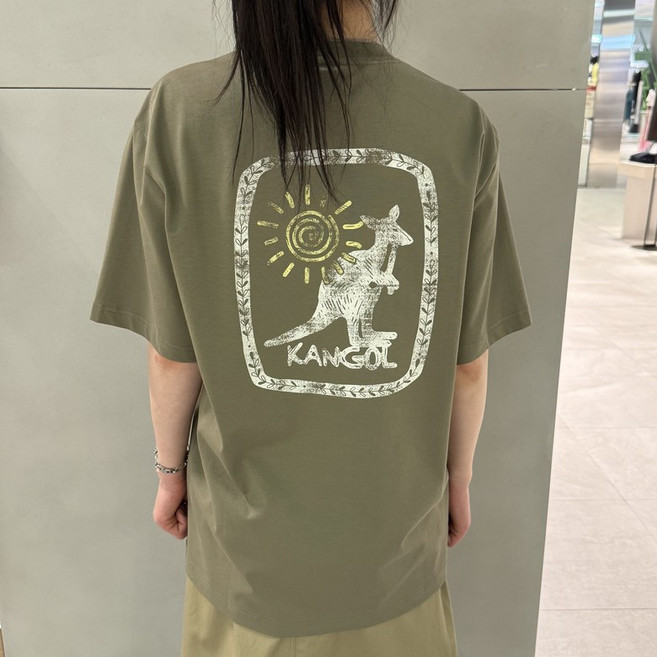 [국내정식매장] 캉골 반팔 티셔츠 Kangol 씰 캥거루 2823 카키