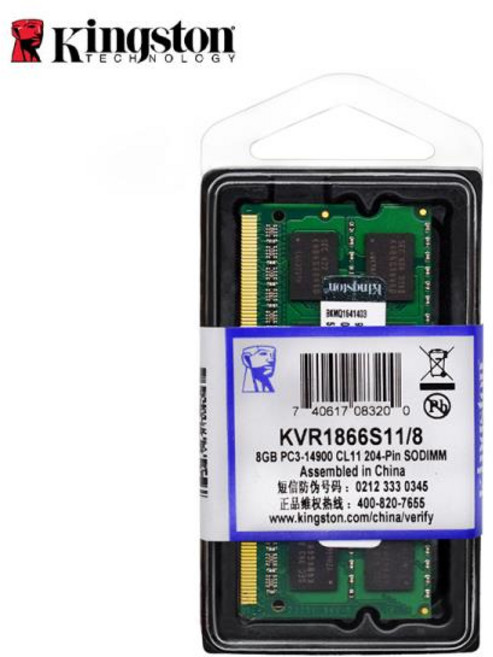 Kingston 노트북 Ram DDR3L 8GB 1066Mhz SO-DIMM PC3-8500 듀얼 채널, 01 8GB DDR3L 1333MHZ