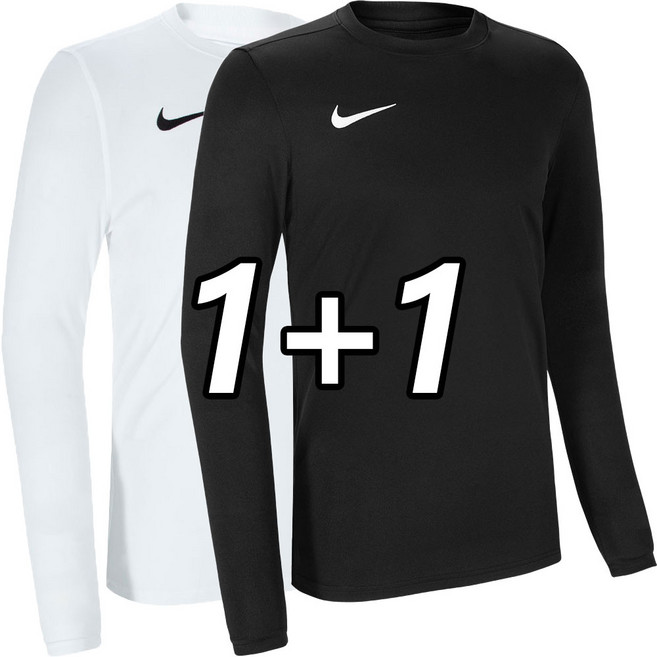 [1+1] 나이키 트레이닝복 기능성 긴팔티 긴팔 티셔츠 파크7 남여공용 운동복 + ALS 마스크