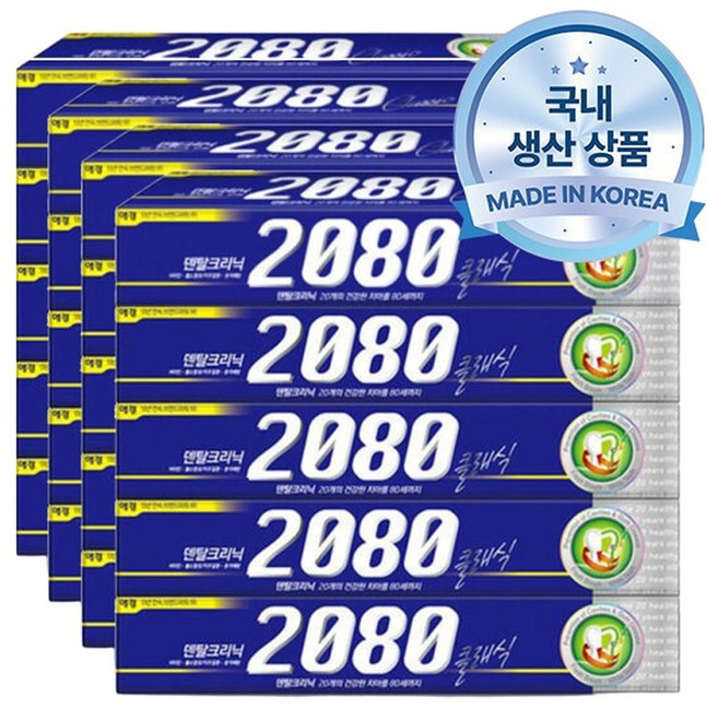 2080 클래식치약 170gx5입 4개 (총 20개), 170g