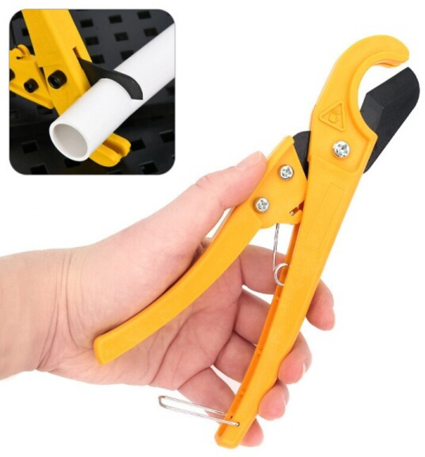 아이베란다 PVC 파이프 커터 절단기 호스 엑셀 가위, 1개, 801