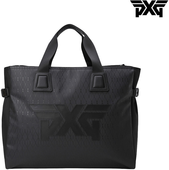 PXG 2025 패턴 보스턴백 [남여공용], 블랙