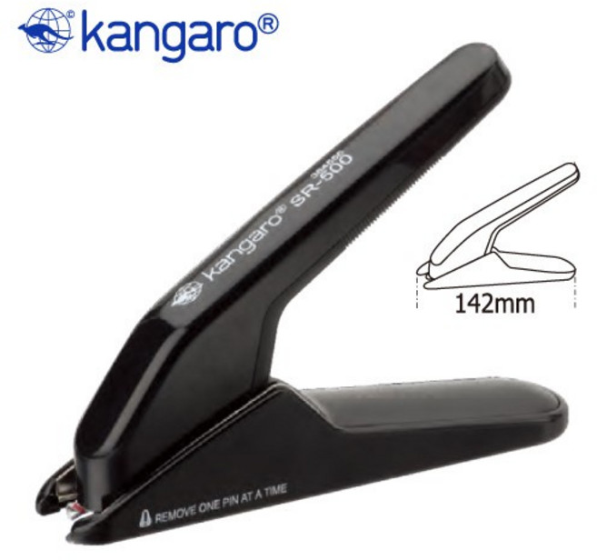 Kangaro 袋鼠 SR-500 多功能除針器 輕鬆拔除釘書針 辦公學習好幫手, 1個