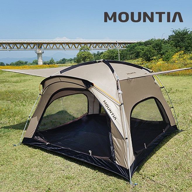 마운티아 클레버 캐노피 4-5인/그늘막 텐트 4면 모기장, 선택완료