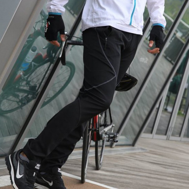 세컨윈드 자전거 바지 남성용 통바지