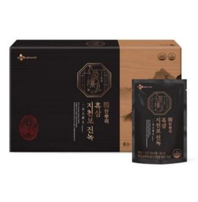 CJ한뿌리 흑삼지천보진녹60ml x 30포, 1개, 1.8L