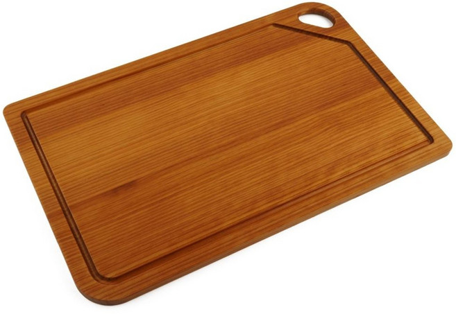 BOUMBI 구운 편백나무 울트라 슬림 양면 도마, 1개, 편백울트라슬림