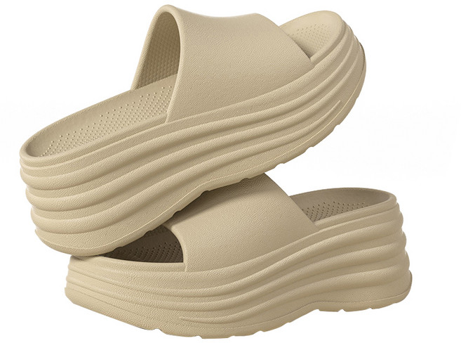 베네네 에어업 7CM 통굽 사무실 여성 슬리퍼 통굽 푹신 무난하고 편안한 키높이 EVA슬리퍼